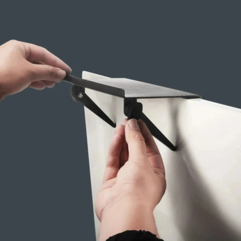 Screen Top Storage Rack – No-Drill Shelf for TV & Computer