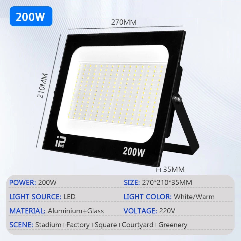 Floodlight Outdoor LED – IP66 Waterproof Path & Spotlight