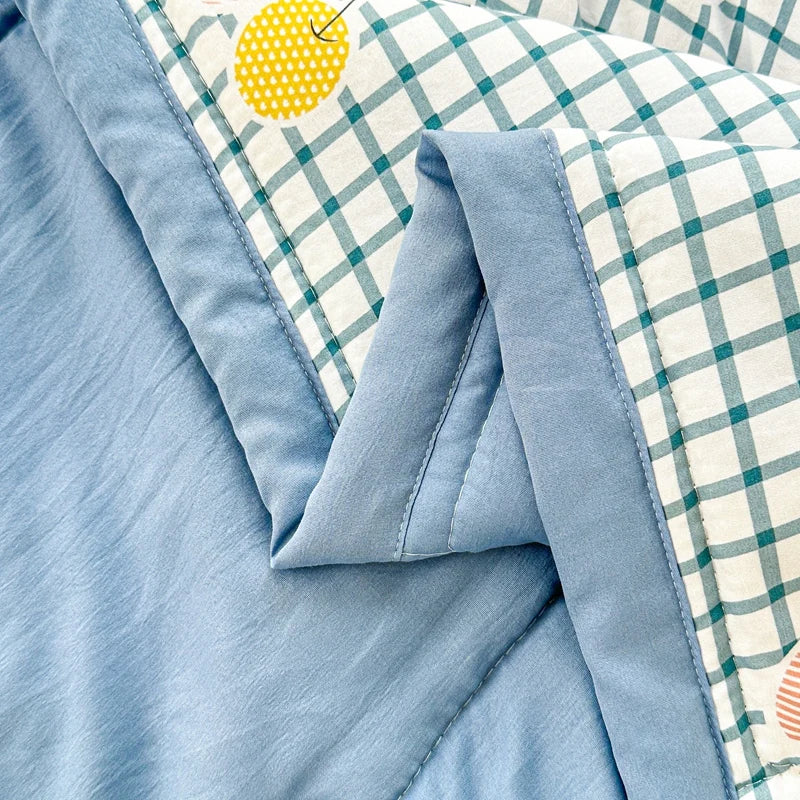 Printed Thin Summer Duvet – Soft Lightweight Bedspread (No Pillowcase)