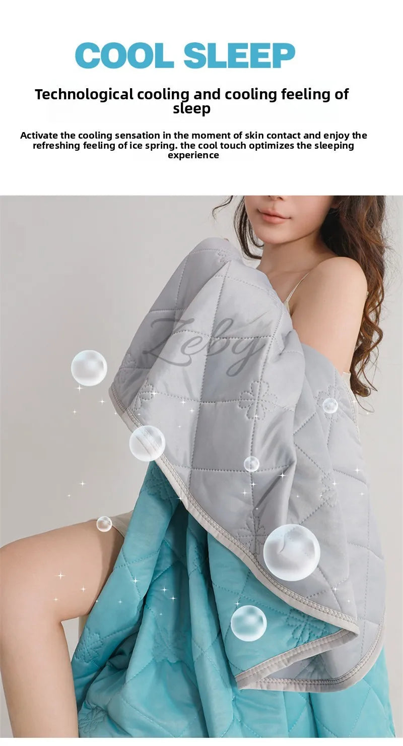 Cooling Blanket – Lightweight Breathable Summer Quilt (King/Queen)