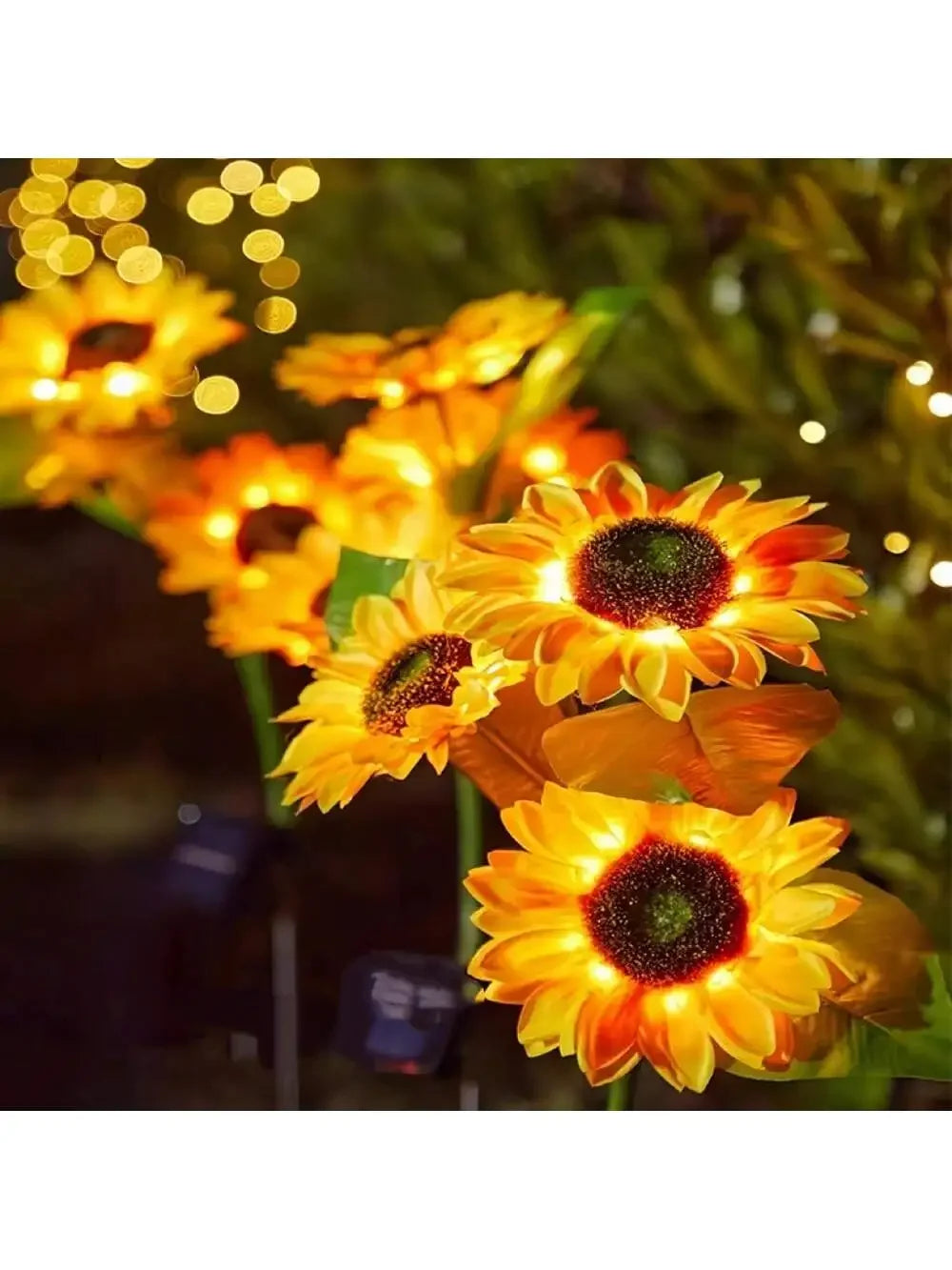 Solar Sunflower LED Garden Light – Waterproof Outdoor Lawn Lamp