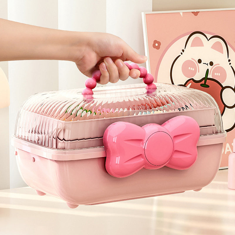 Multi-Layer Hair Accessories & Jewelry Organizer Box
