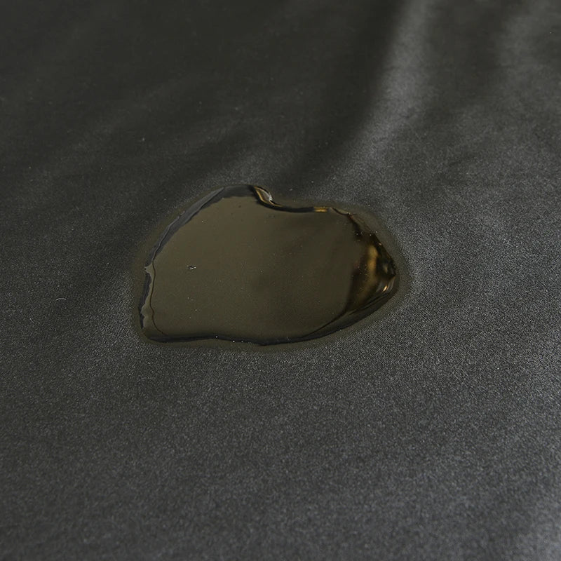 Waterproof Elastic Fitted Bed Sheet – Black/Gold/White