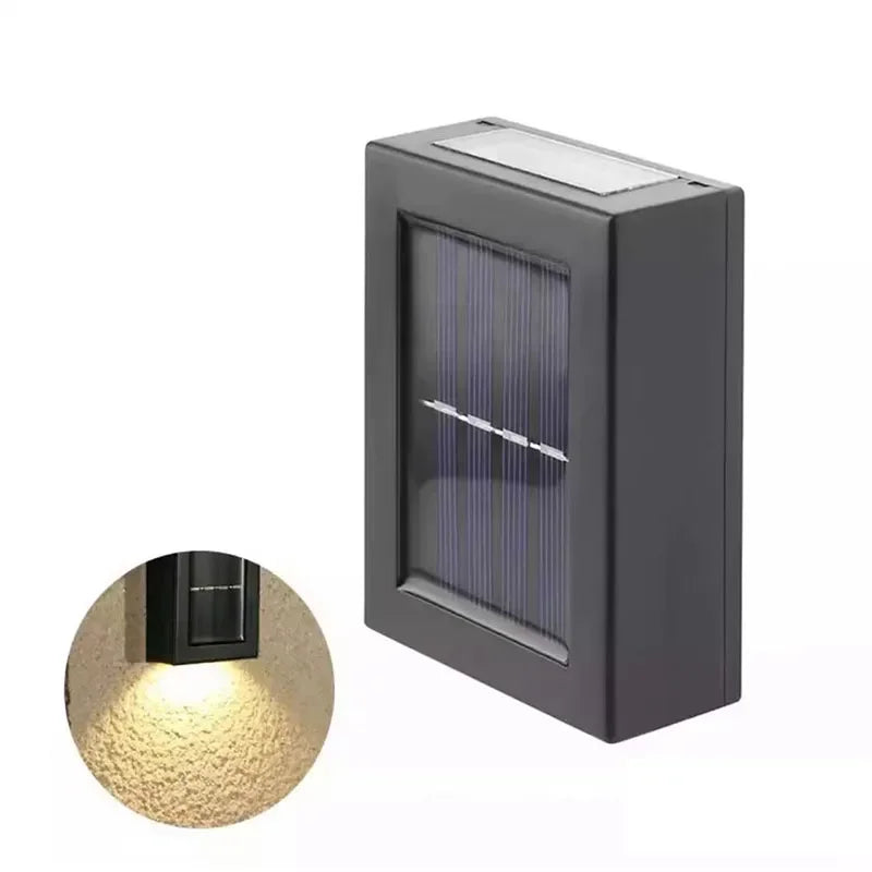 Solar Up & Down Wall Spot Lights – Outdoor Waterproof Decorative Garden Lamp