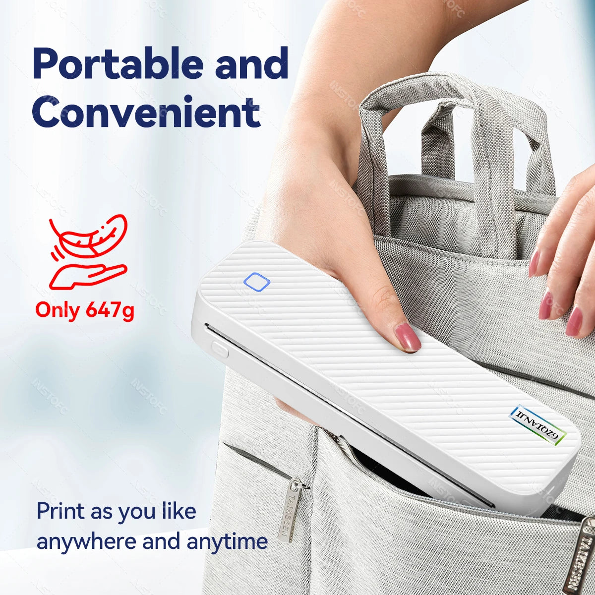 Portable A4 Thermal Bluetooth Printer – Photos & Document Printing Machine