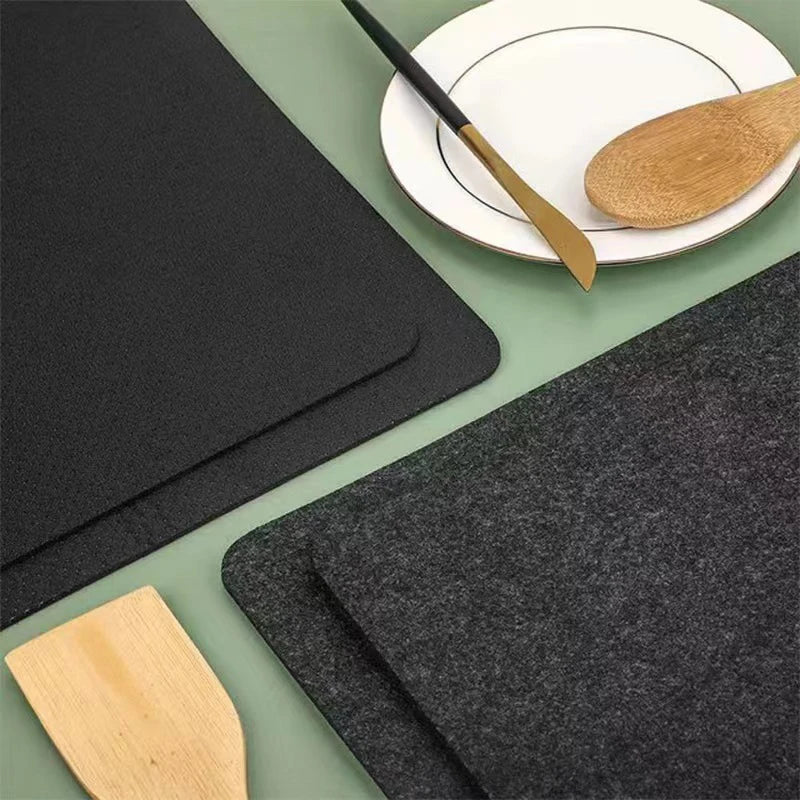 Super Absorbent Kitchen Drying Mat – Large Quick-Dry Sink Draining Pad, Dish Drying Mat, Coffee Bar & Faucet Mat