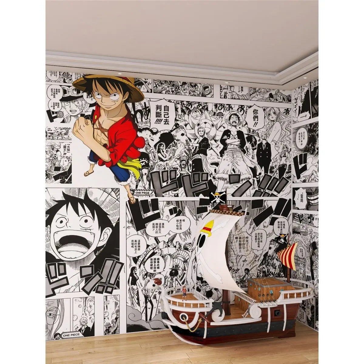 Anime Cartoon Wall Stickers – Self-Adhesive Room Décor (20/30/40pcs, 21x30cm)