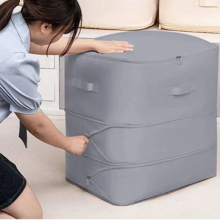 Heavy-Duty Self-Compressing Storage Bag for Clothes & Bedding
