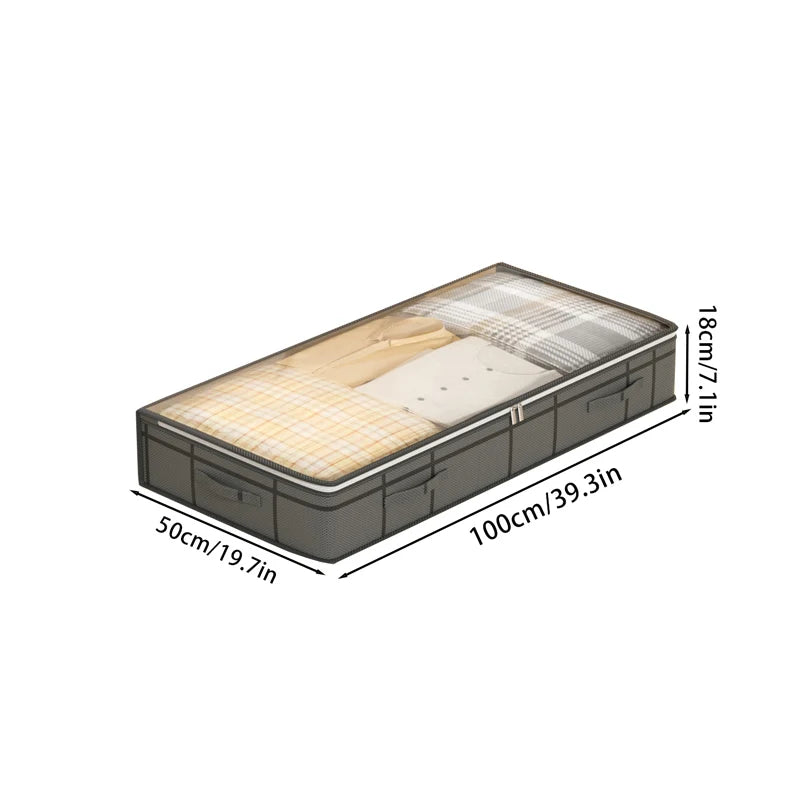 Large Foldable Under-Bed Clothes Storage Bag