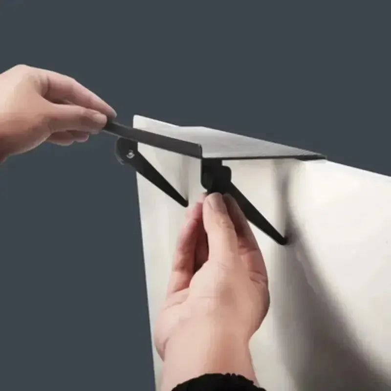 Screen Top Storage Rack – No-Drill Shelf for TV & Computer