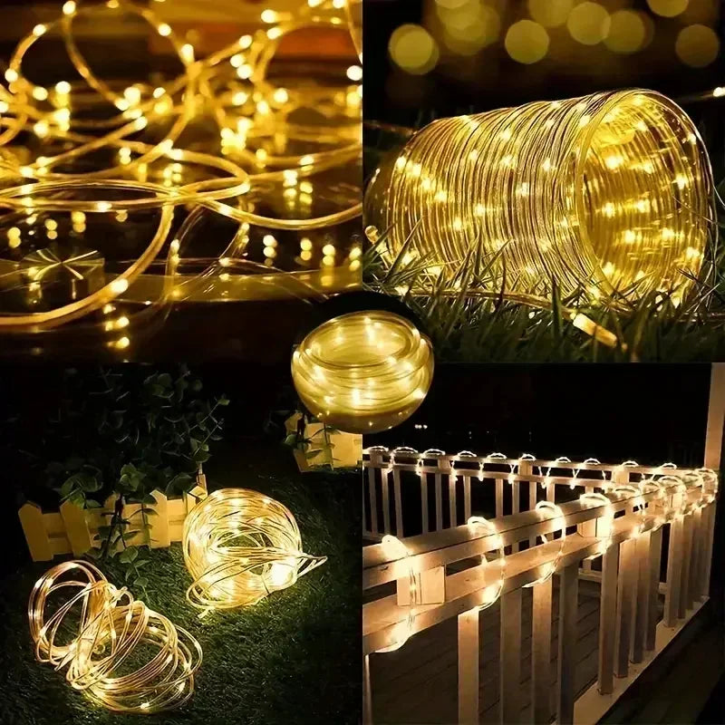 Solar LED String Lights – 8 Modes Outdoor Fairy Lights for Garden, Patio, Wedding & Holiday Décor