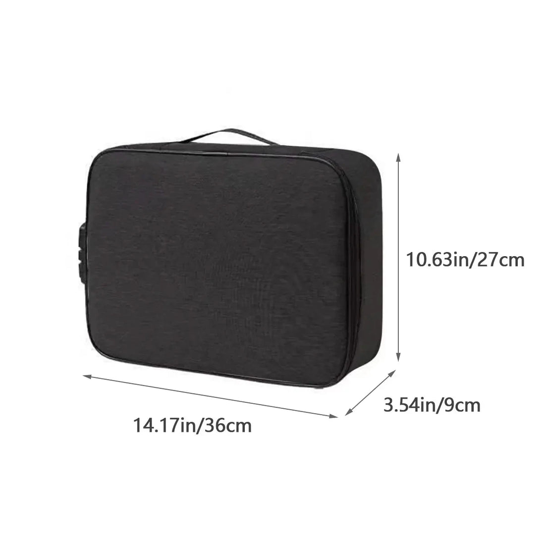 3-Layer Document Organizer Bag – Passport, File & Safe Storage Case for Home/Travel
