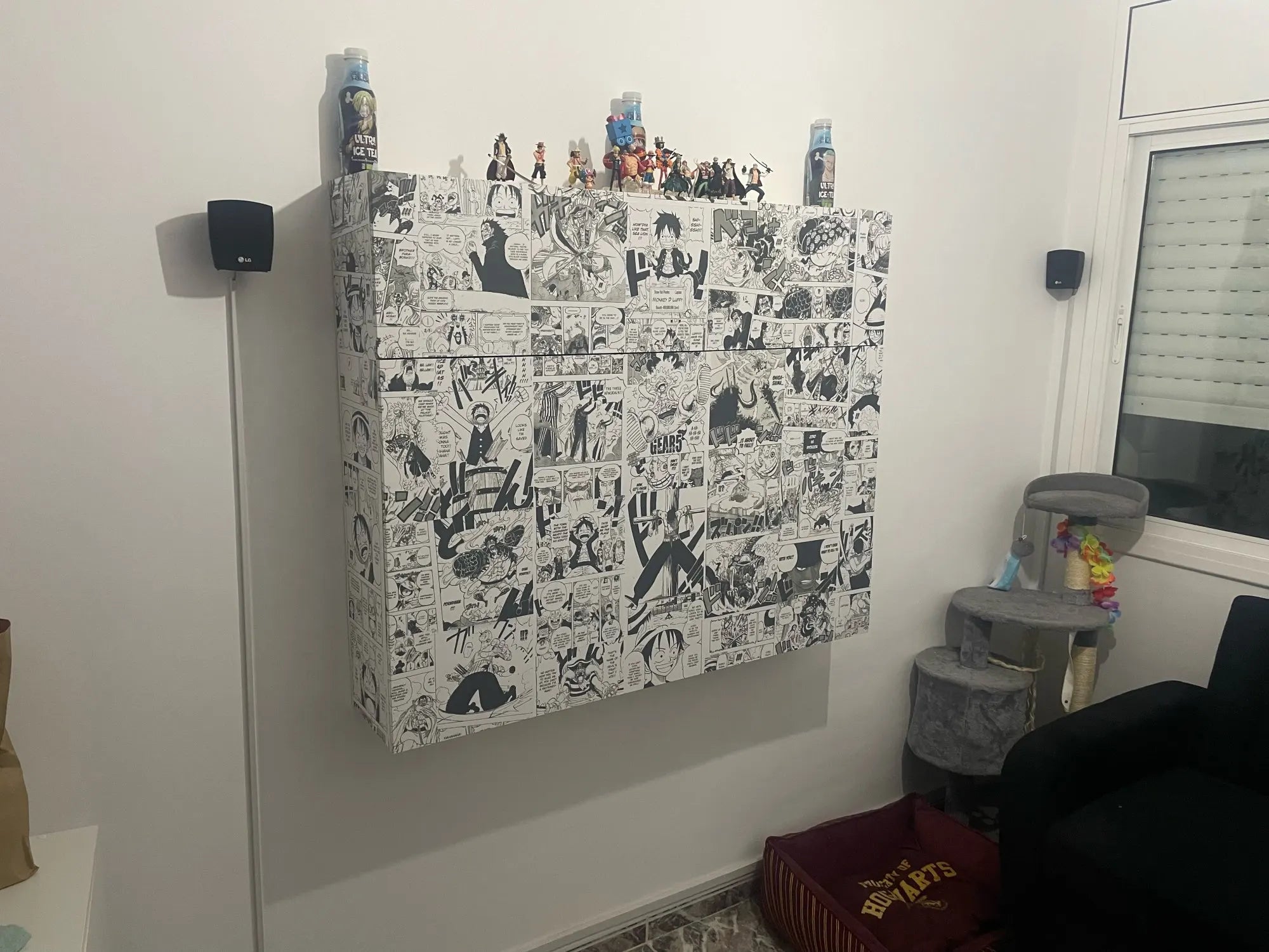 Anime Cartoon Wall Stickers – Self-Adhesive Room Décor (20/30/40pcs, 21x30cm)