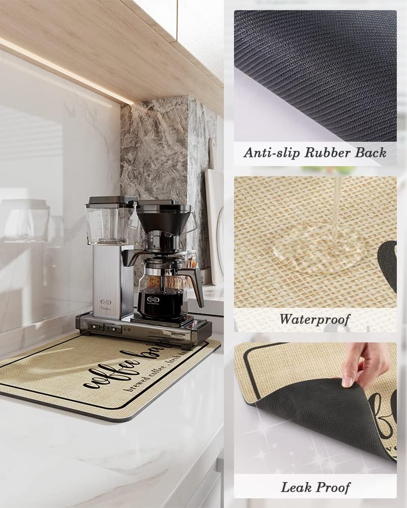 Large Super Absorbent Kitchen Drying Mat