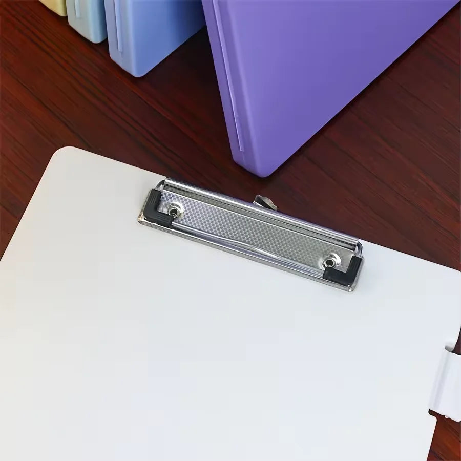 Multi-Color A4 Clip Storage Box – Large Capacity Organizer for School & Office