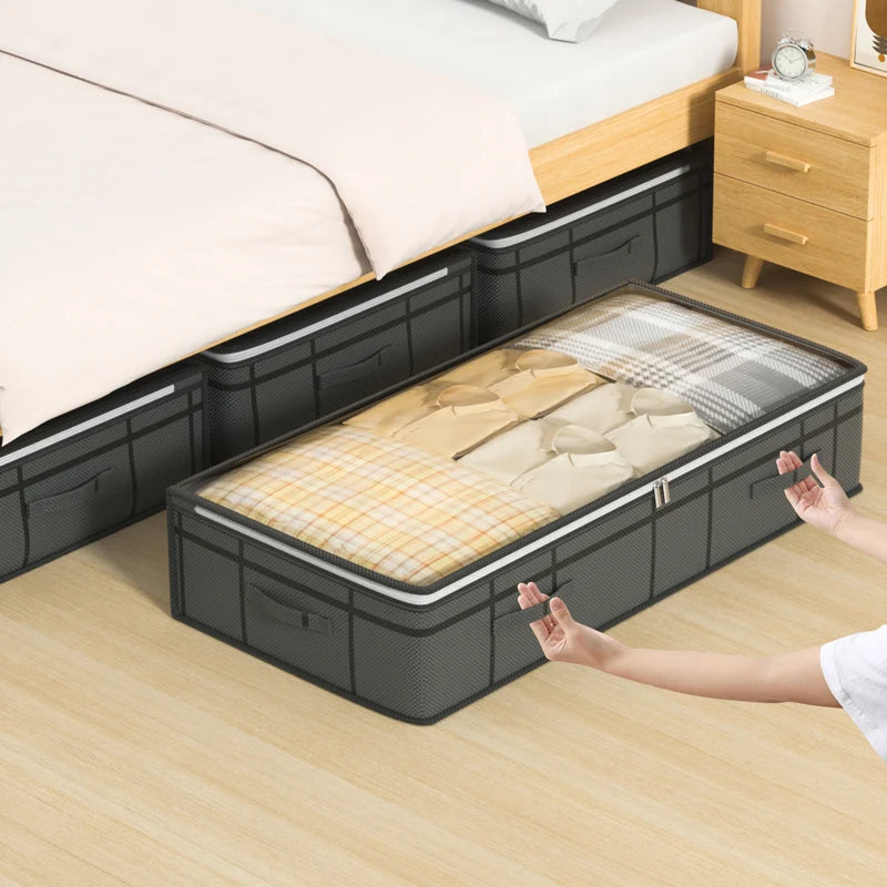 Large Foldable Under-Bed Clothes Storage Bag