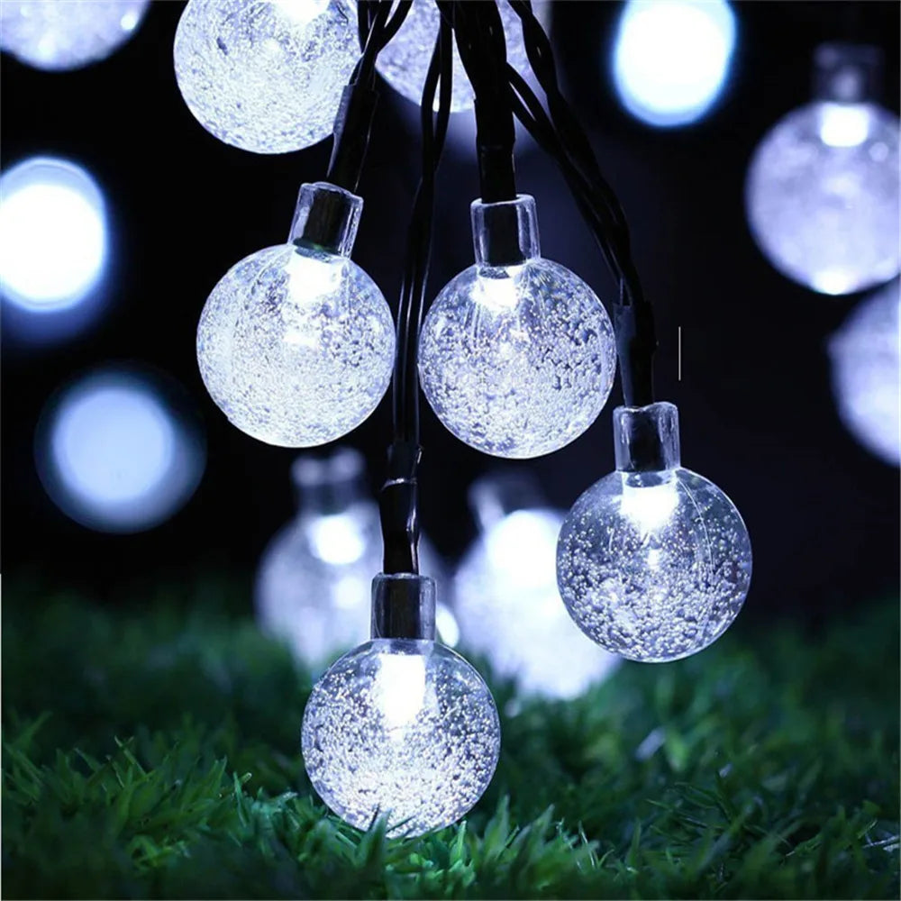 LED Solar Fairy String Lights – 5m 20LED Warm White, Waterproof Outdoor Garden & Wedding Decor