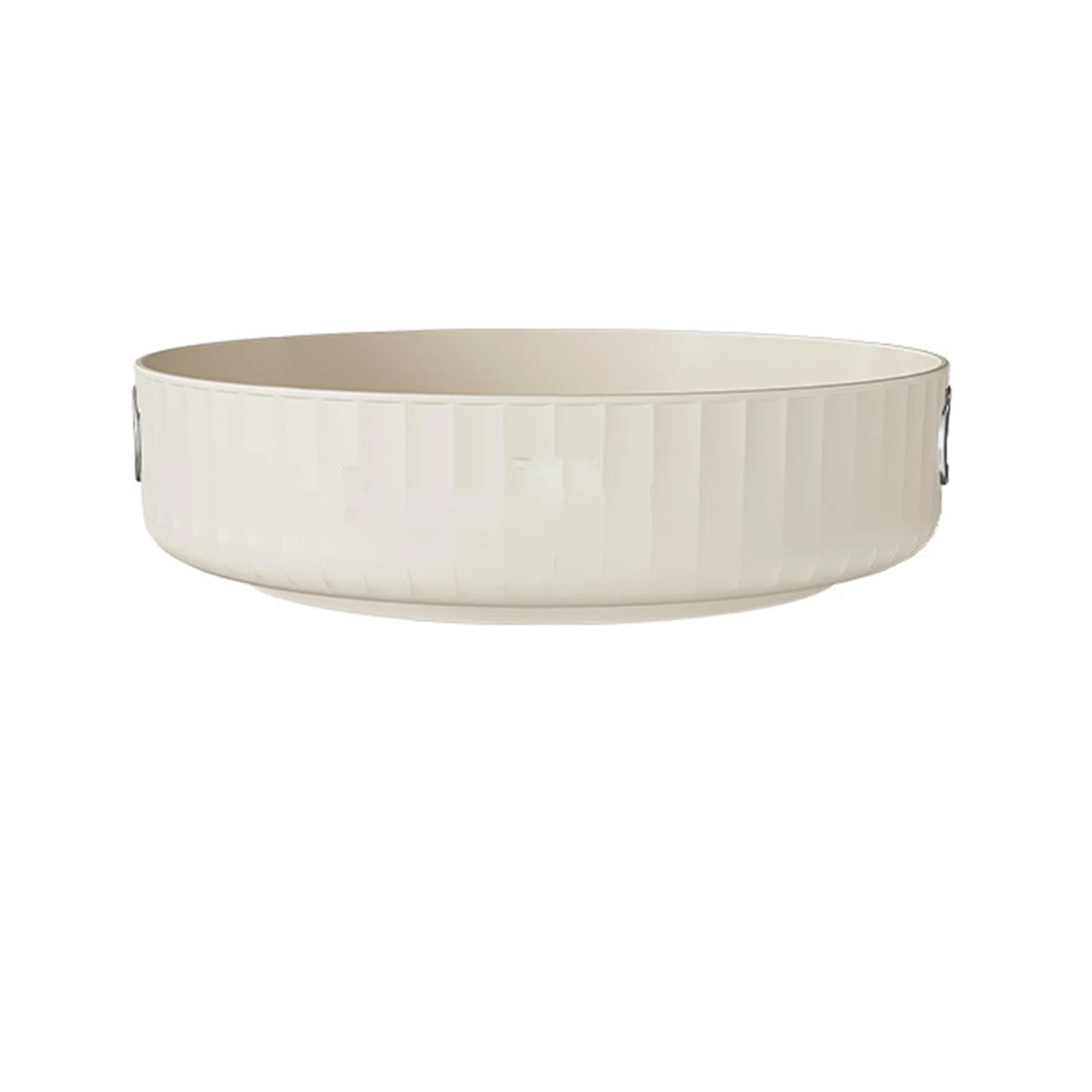 Creamy White Rotating Countertop Organizer