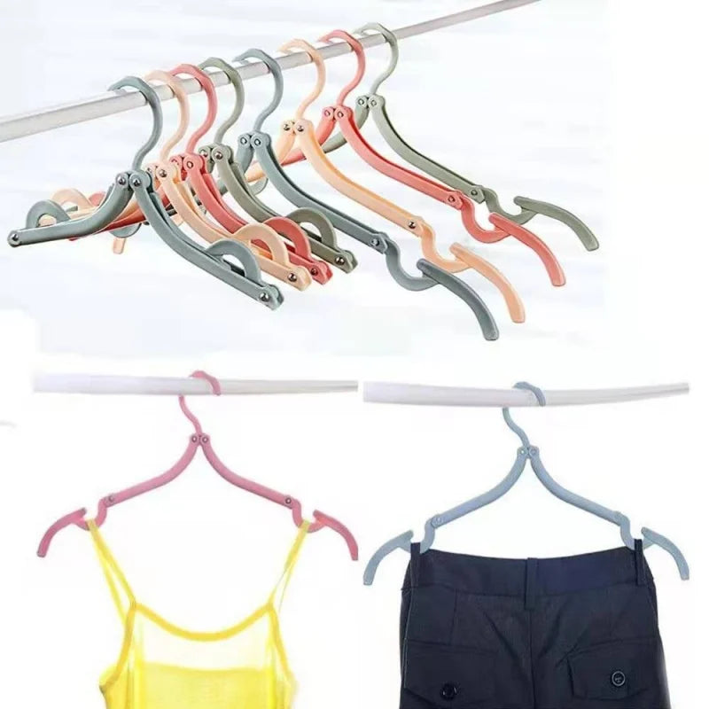 Foldable Travel Clothes Hanger – Portable Multi-Functional Rack (5/10pcs)