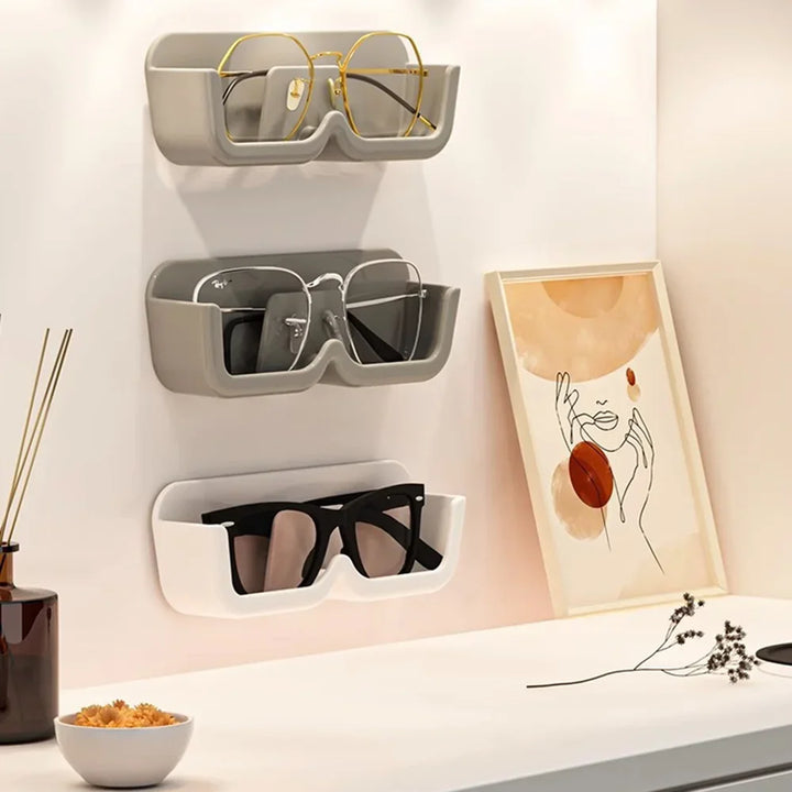 Wall-Mounted Sunglasses Display Rack – High-End Glasses Storage Cabinet