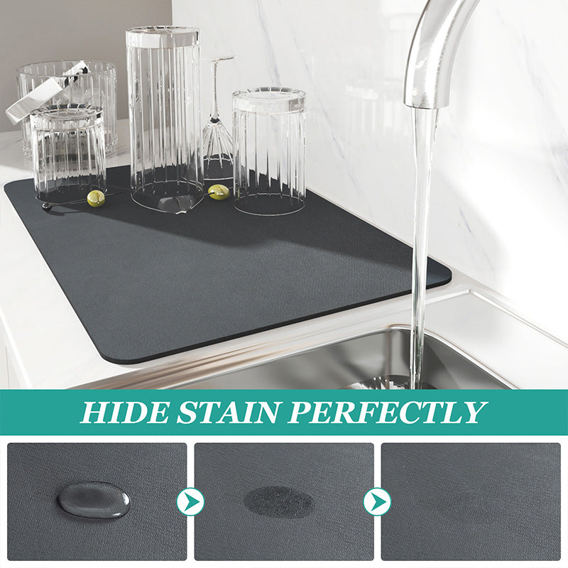 Large Super Absorbent Kitchen Drying Mat