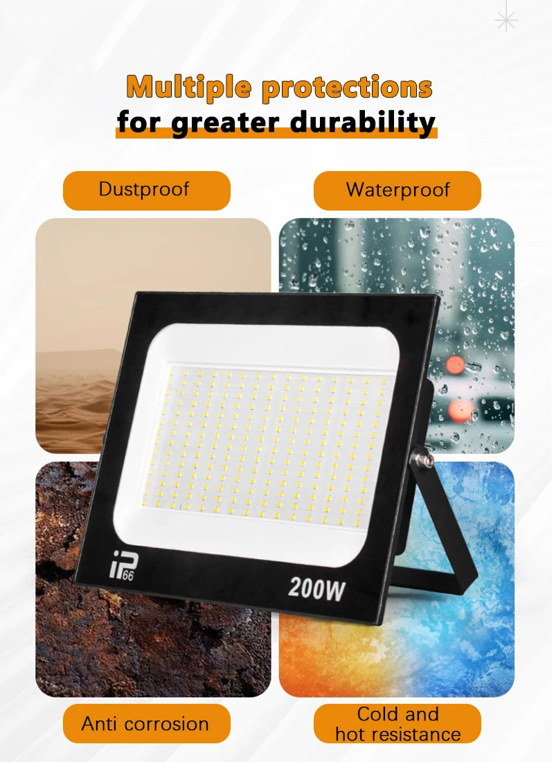 Floodlight Outdoor LED – IP66 Waterproof Path & Spotlight