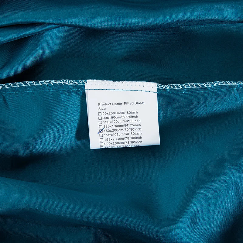 3PC Satin Fitted Sheet Set with Pillow Covers
