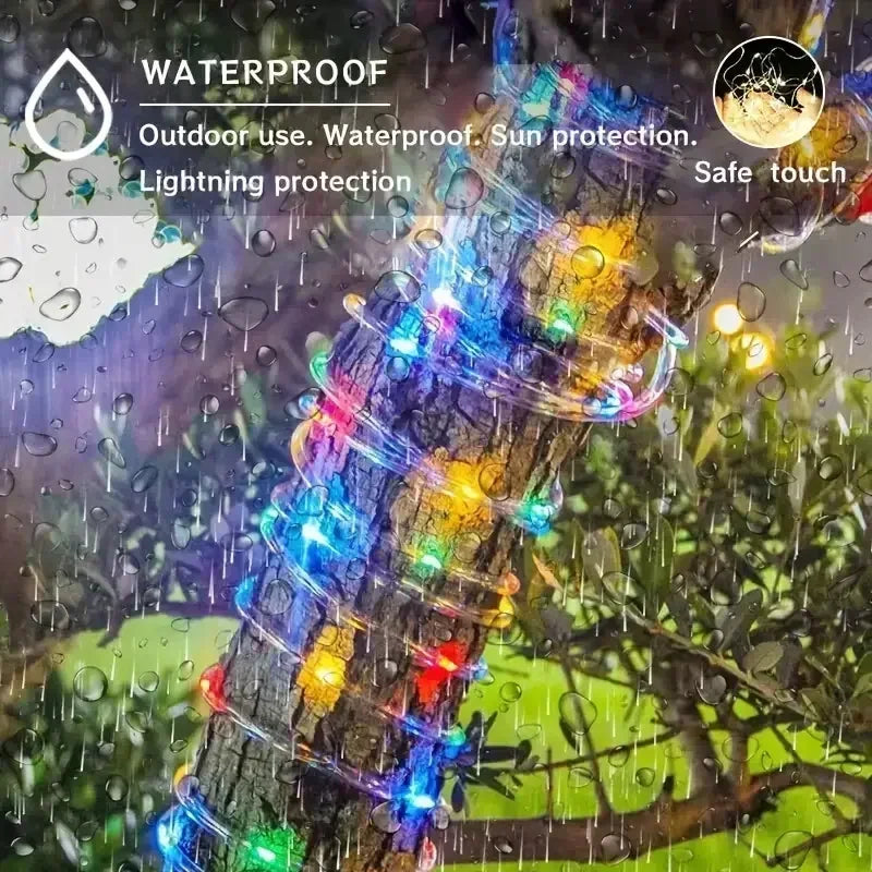 Solar LED String Lights – 8 Modes Outdoor Fairy Lights for Garden, Patio, Wedding & Holiday Décor