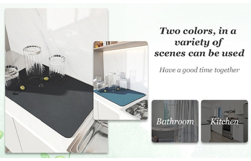 Large Super Absorbent Kitchen Drying Mat