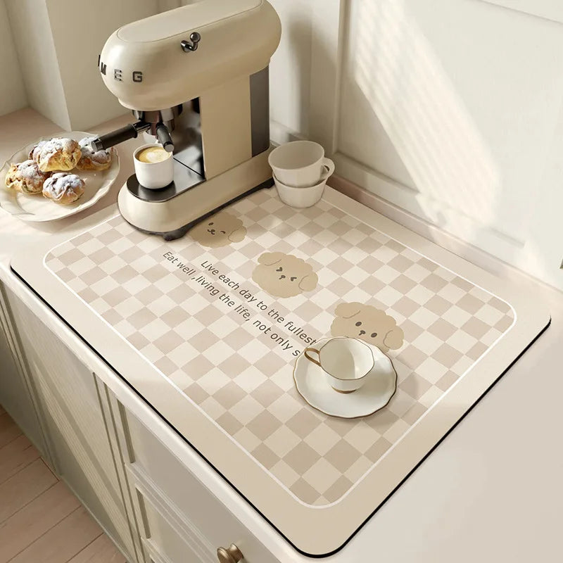 Large Super Absorbent Kitchen Drying Mat