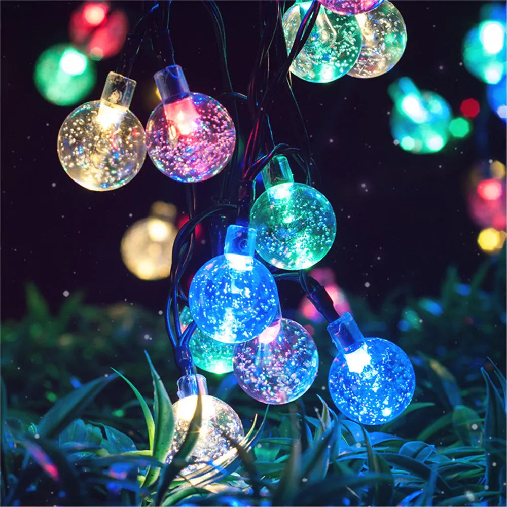 LED Solar Fairy String Lights – 5m 20LED Warm White, Waterproof Outdoor Garden & Wedding Decor