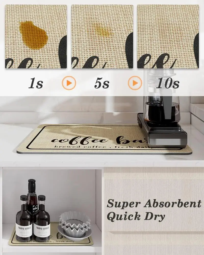 Large Super Absorbent Kitchen Drying Mat