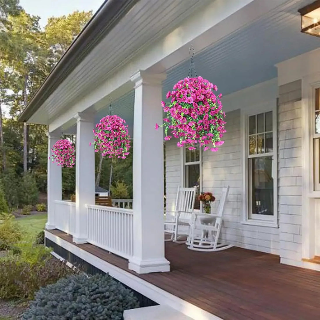 Artificial Hanging Flowers – UV-Resistant Realistic Floral Decor for Home & Wedding (2025)