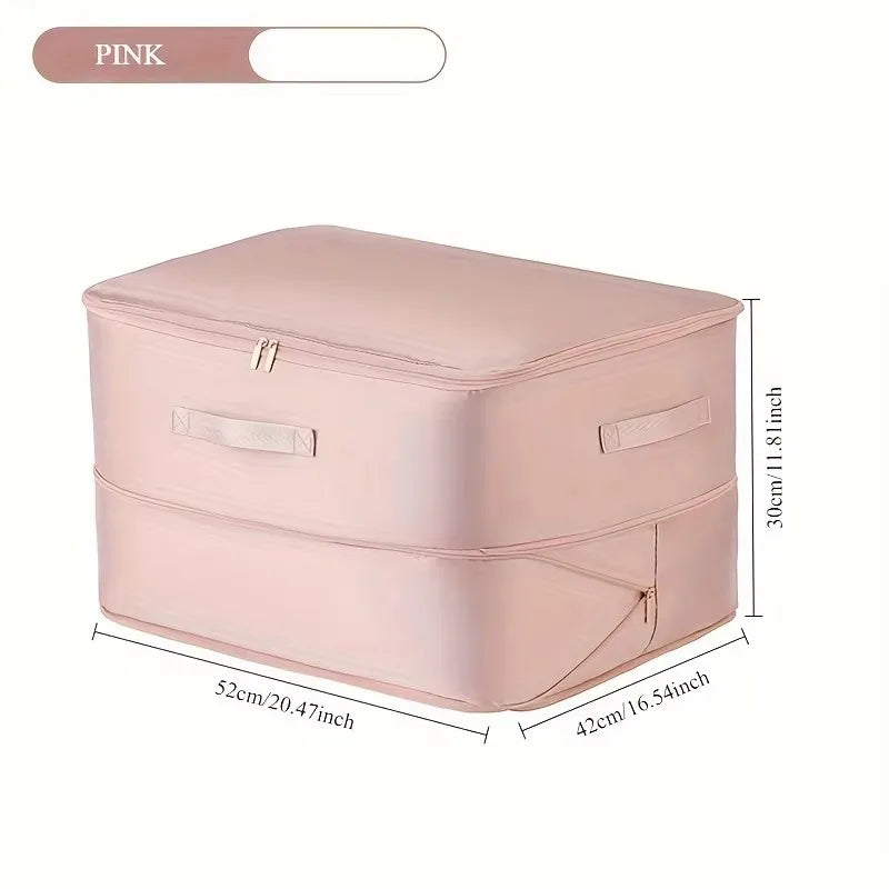 Heavy-Duty Self-Compressing Storage Bag for Clothes & Bedding