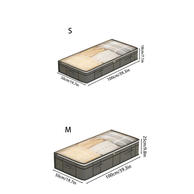 Large Foldable Under-Bed Clothes Storage Bag
