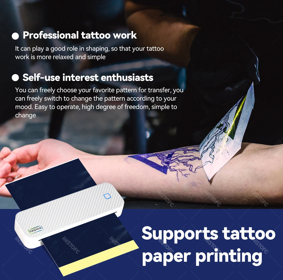 Portable A4 Thermal Bluetooth Printer – Photo & Document Printing Machine