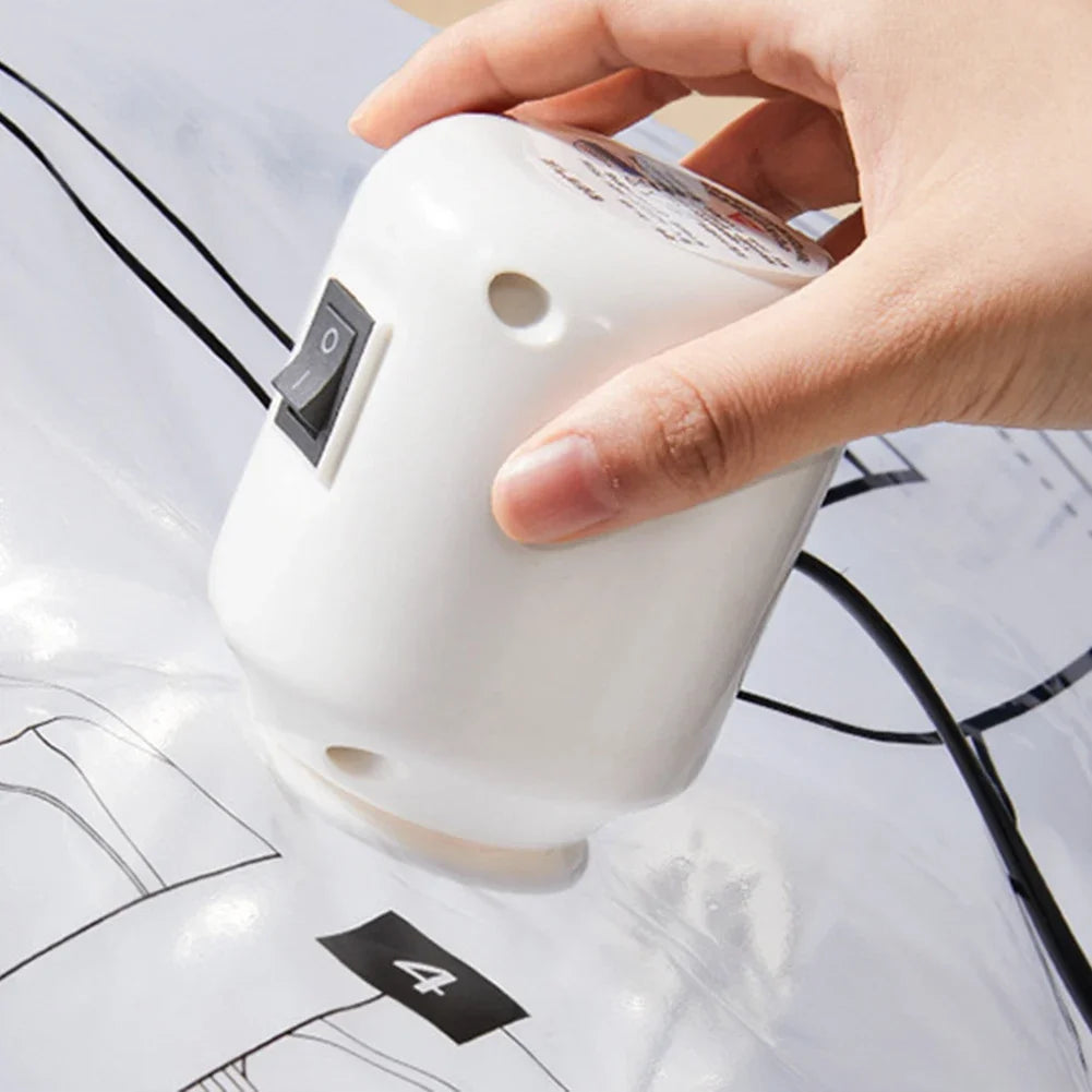 Hanging Transparent Vacuum Storage Bag with Air Pump