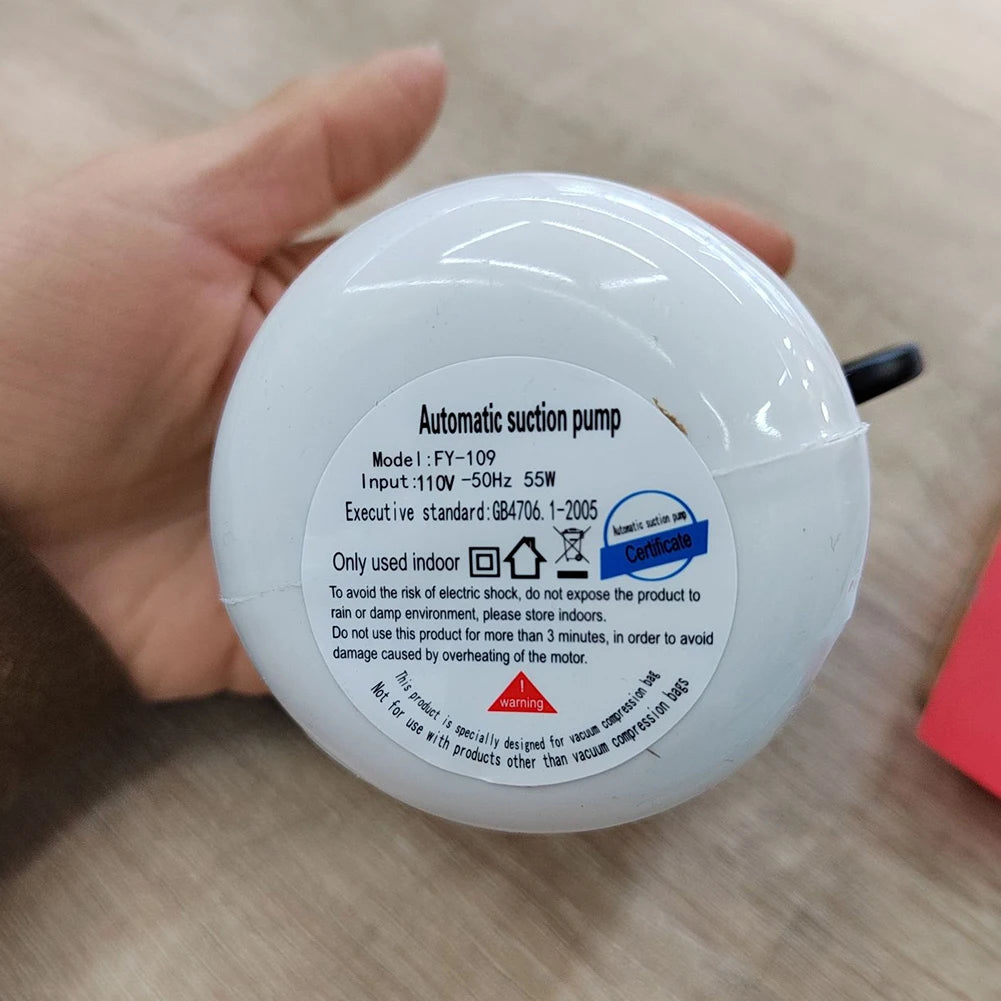 Hanging Transparent Vacuum Storage Bag with Air Pump