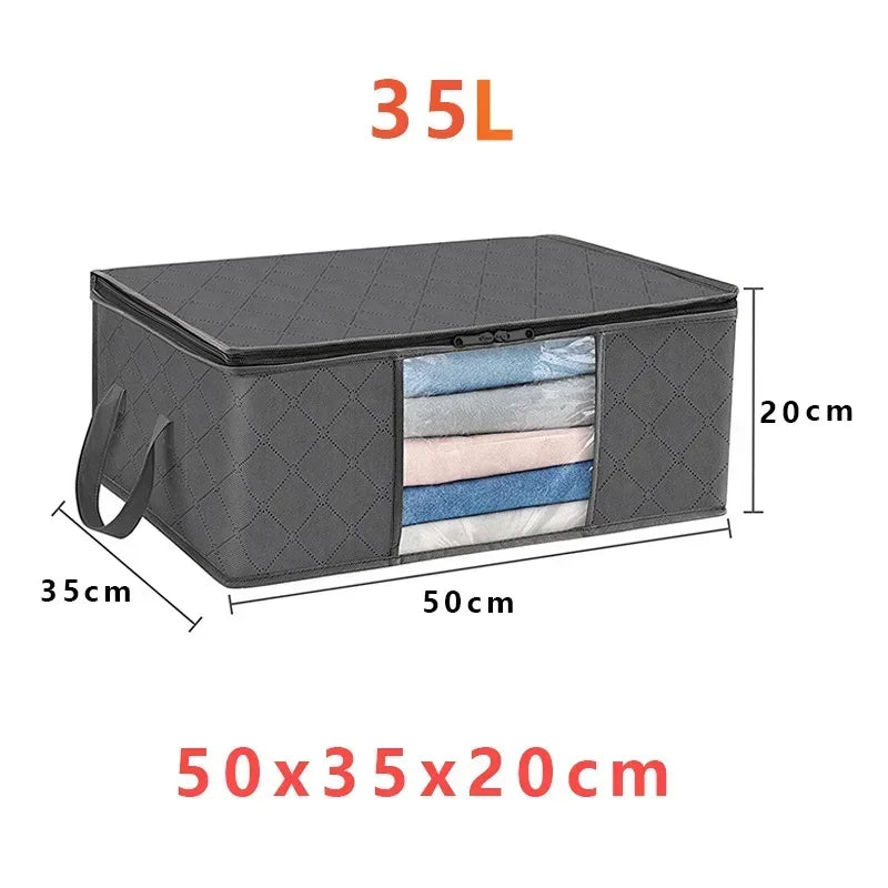 1/3 Pcs Large Capacity Foldable Clothes Storage Bags