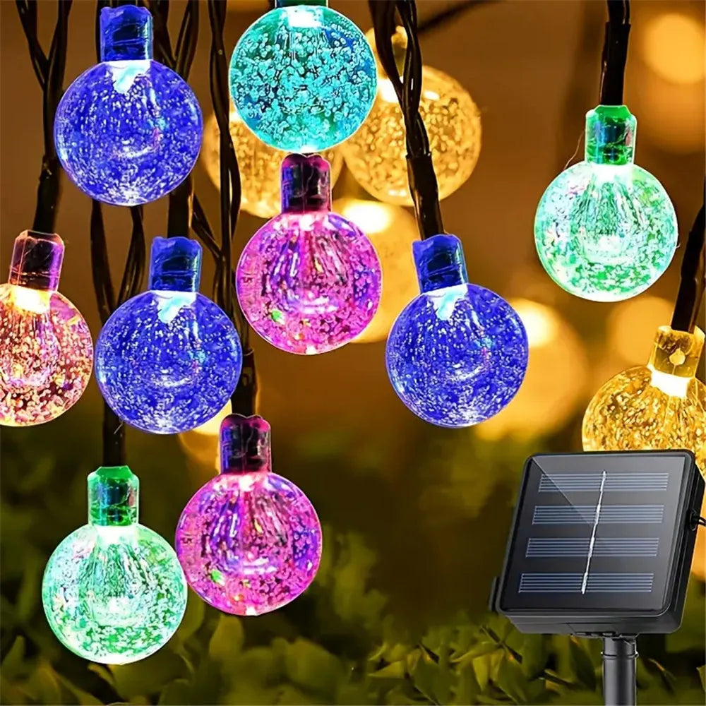 LED Solar Fairy String Lights – 5m 20LED Warm White, Waterproof Outdoor Garden & Wedding Decor