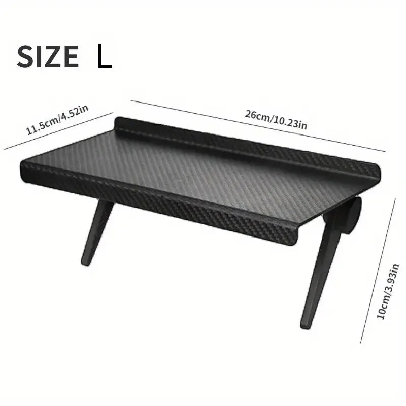 Screen Top Storage Rack – No-Drill Shelf for TV & Computer