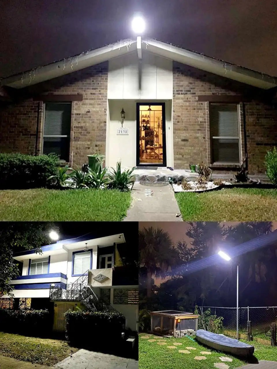 2024 600W LED Solar Motion Sensor Outdoor Light