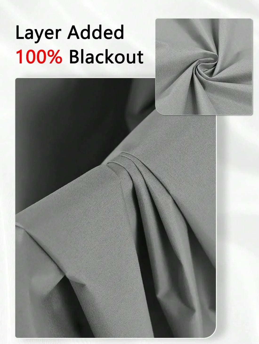 Solid Blackout Curtain with Grommets – Bedroom Privacy Drape (1pc)