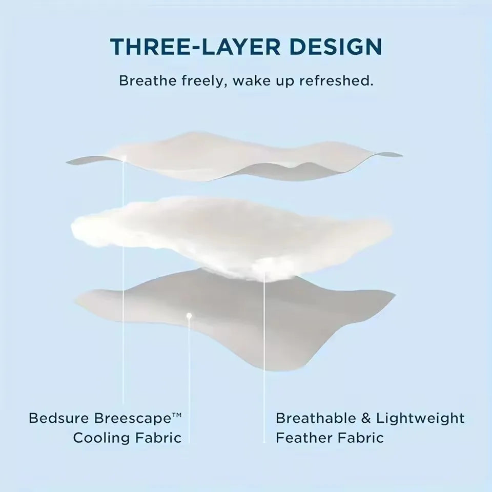 Cooling Blanket – Lightweight Breathable Summer Quilt (King/Queen)