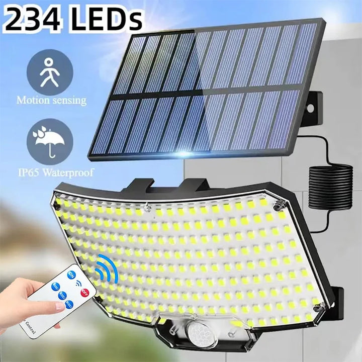 Solar Motion Sensor Wall Light – Super Bright LED, IP65 Waterproof