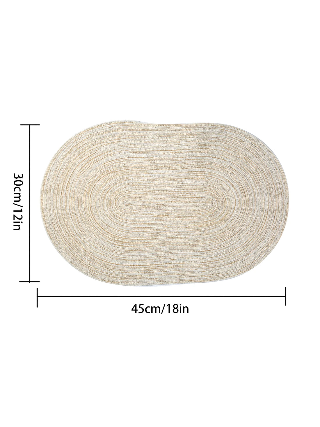 Set of 4 Washable Heat-Resistant Placemats – Non-Slip Dining Table Mats