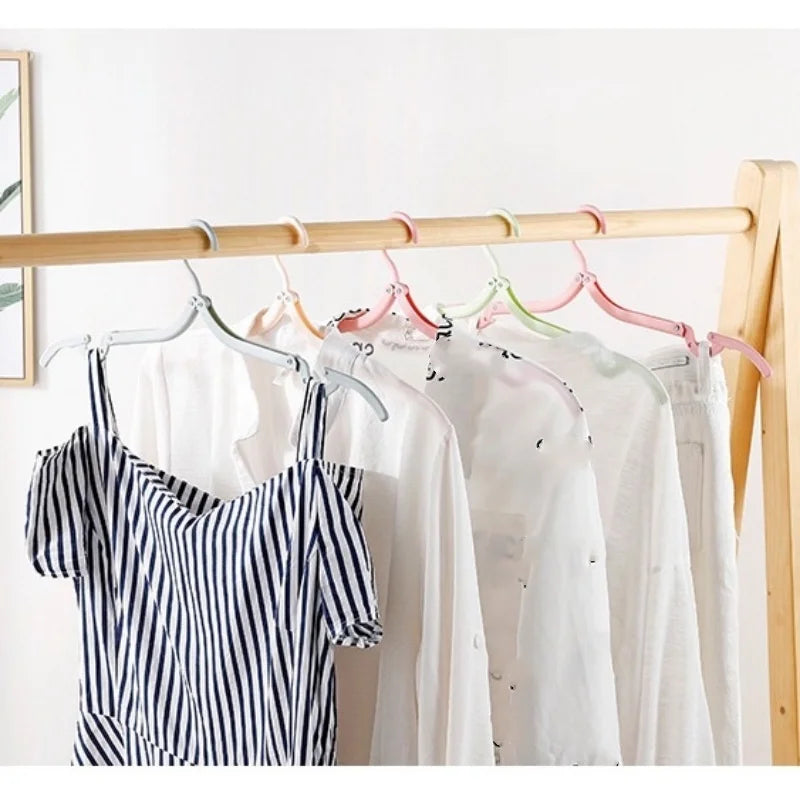 Foldable Travel Clothes Hanger – Portable Multi-Functional Rack (5/10pcs)