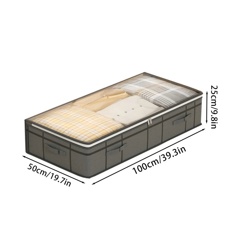 Large Foldable Under-Bed Clothes Storage Bag