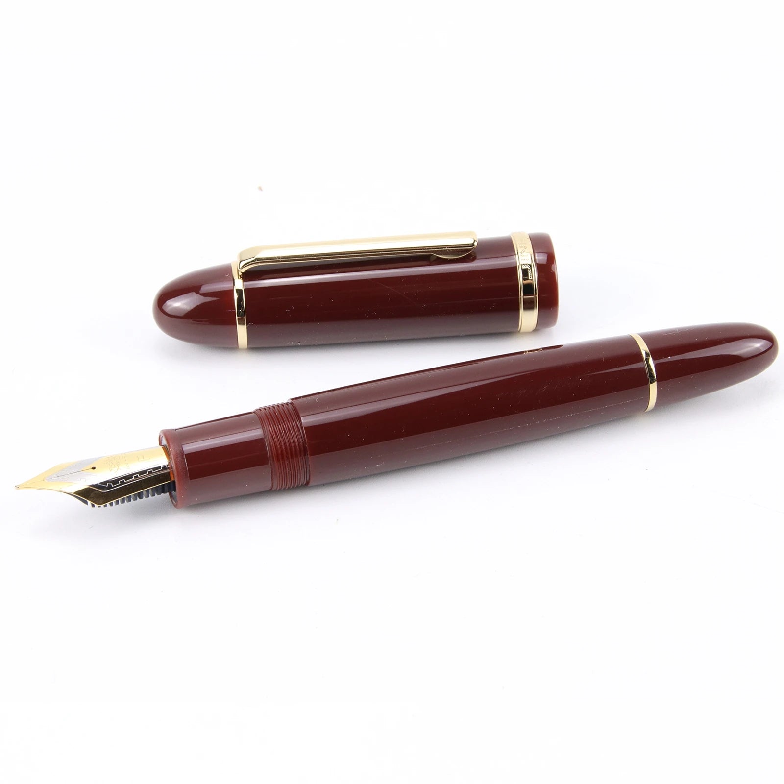 JinHao X159 Black Acrylic Fountain Pen – Fine Nib 0.5mm with Metal Clip