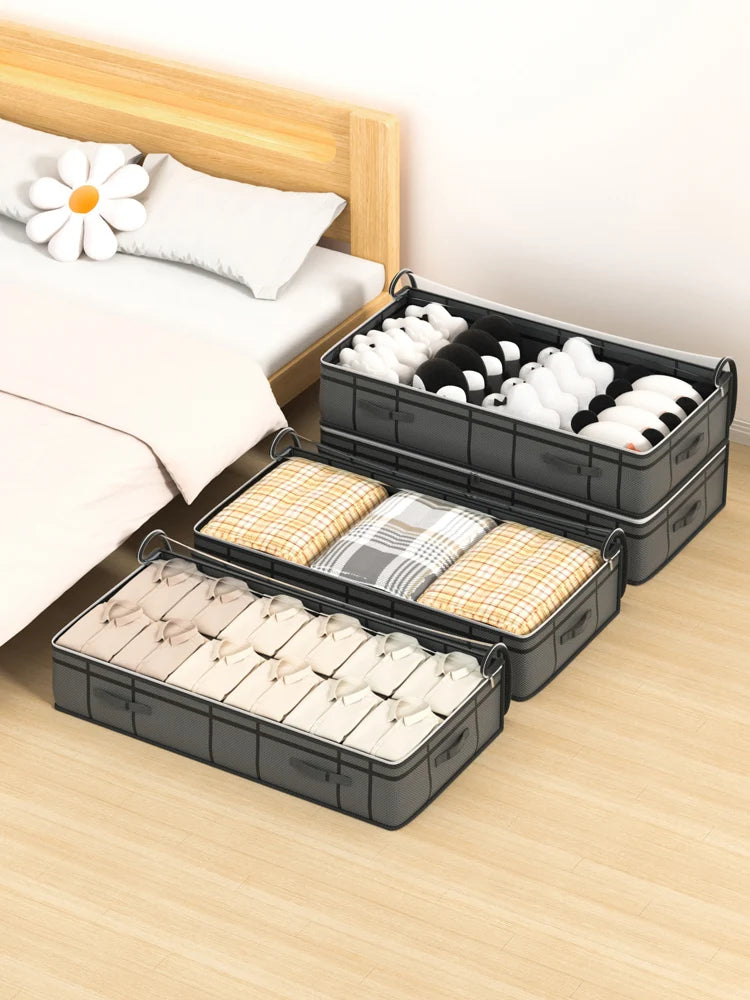 Large Foldable Under-Bed Clothes Storage Bag